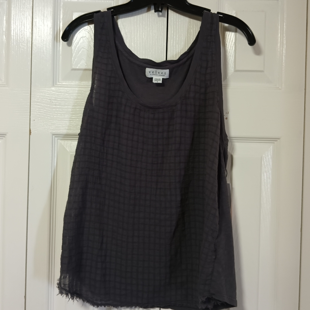 Velvet by Graham and Spencer Cotton Tank Top